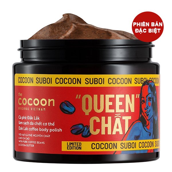 Tẩy da chết cà phê Đắk lắk làm sạch da chết Cocoon 200ml