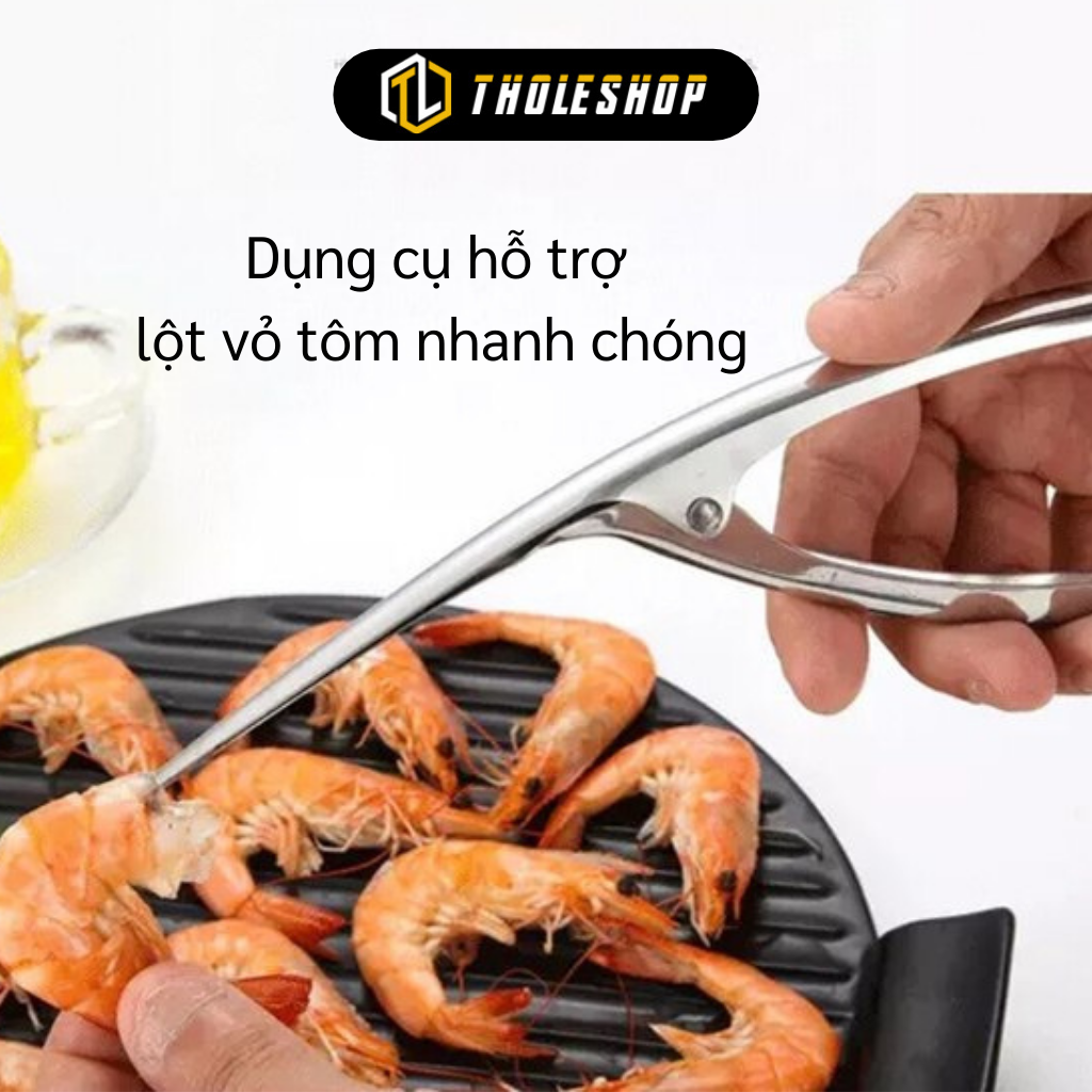 Dụng cụ tách vỏ tôm - Kẹp lột vỏ hải sản - Dụng cụ lọt vỏ tôm siêu nhanh - Dụng cụ rút chỉ tôm