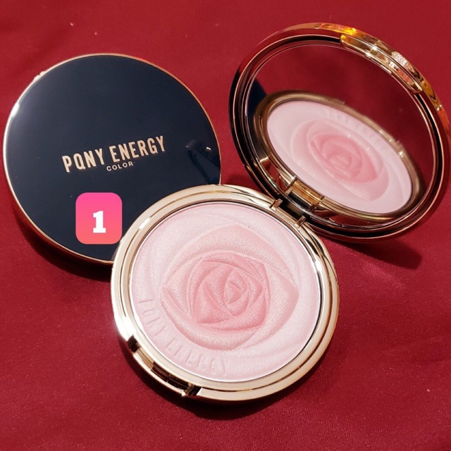 [thanh lý nghỉ bán] Phấn highlight bắt sáng Má hồng 2in1 Pony Energy Rainbow Rose