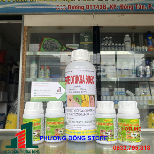 Thuốc diệt muỗi Perte Otuksa 500ec - Chai 100ml