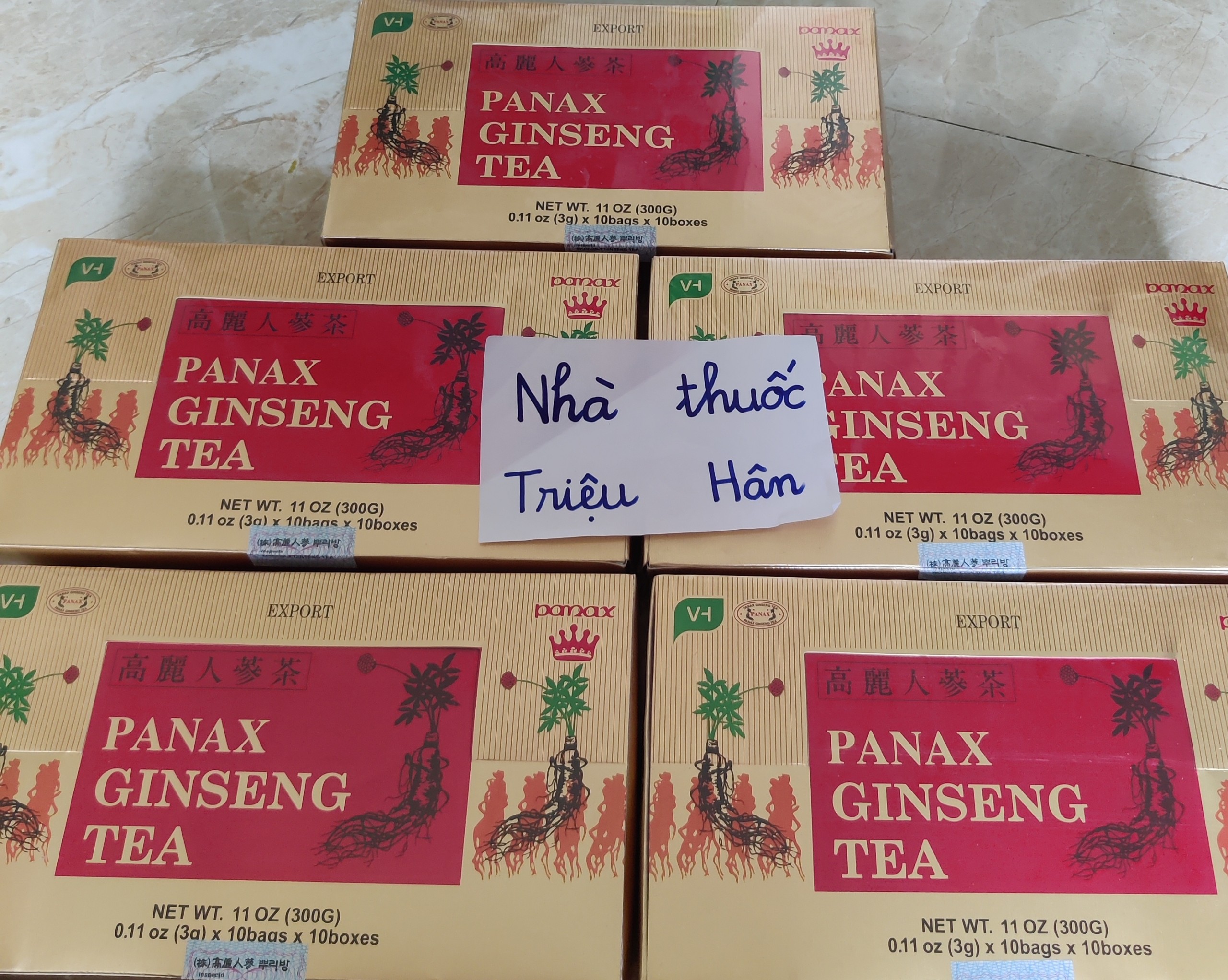 Panax ginseng tea 100 box health supplement package