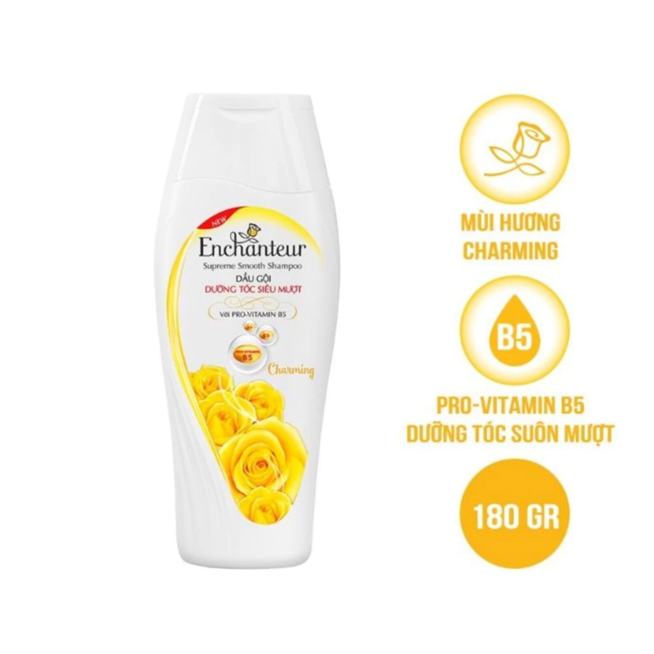 Dầu Gội nước hoa Enchanteur 180g