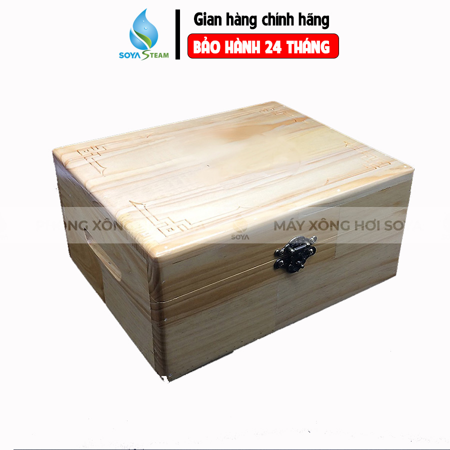 Hộp đèn đá muối Himalaya xông chân