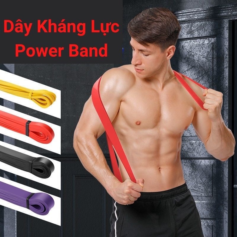 【HOT SALE】 Dây kháng lực tập gym power band