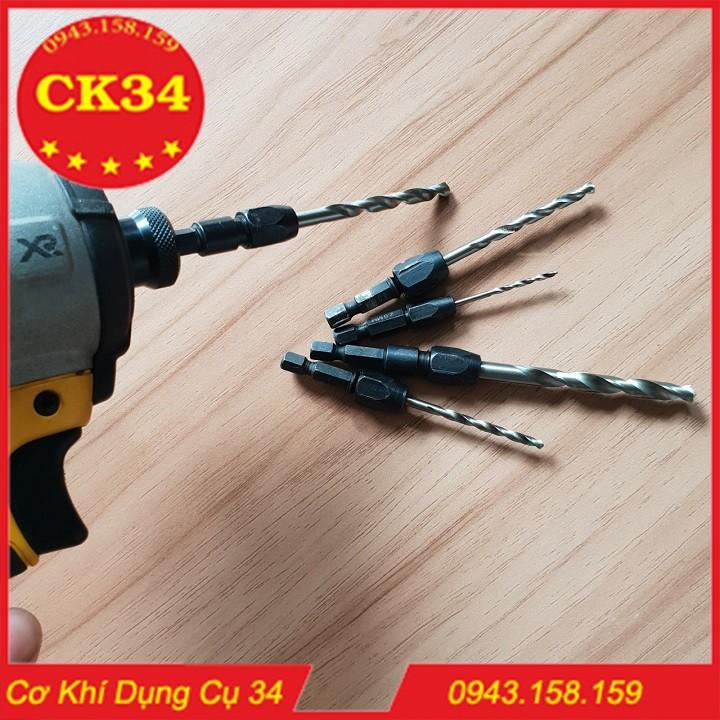 Bộ 5 mũi khoan đa năng thay chuôi lục giác