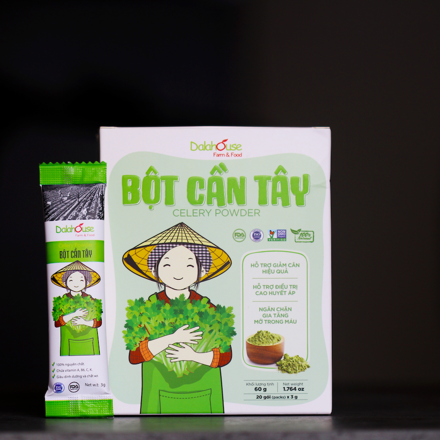 Bột cỏ lúa mì hữu cơ sấy lạnh Dalahouse (wheat grass powder)