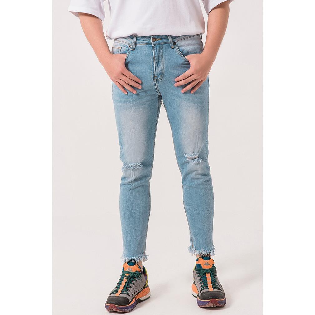 Quần jean nam chất jean thun co giãn hàng độc quyền Routine