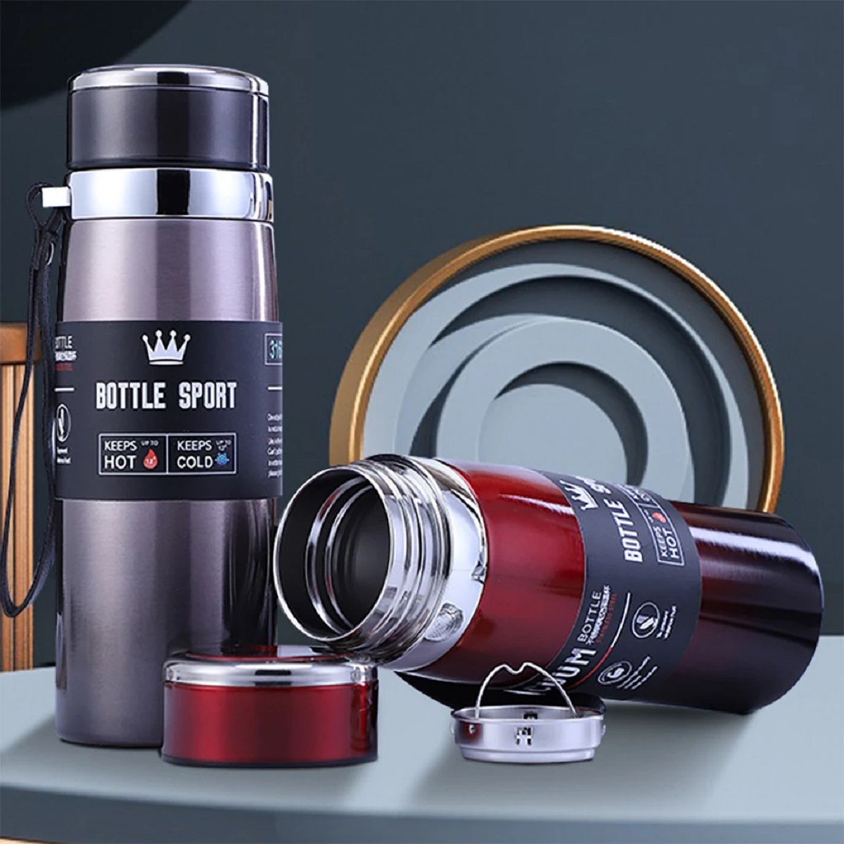 Bình giữ nhiệt 1000ml inox 304 cao cấp xinlang