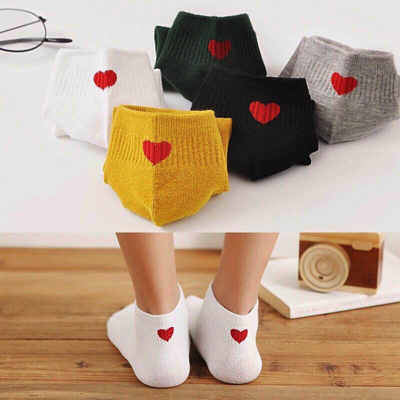 tất ngắn vớ nữ set 5 đôi vớ nhiều hình