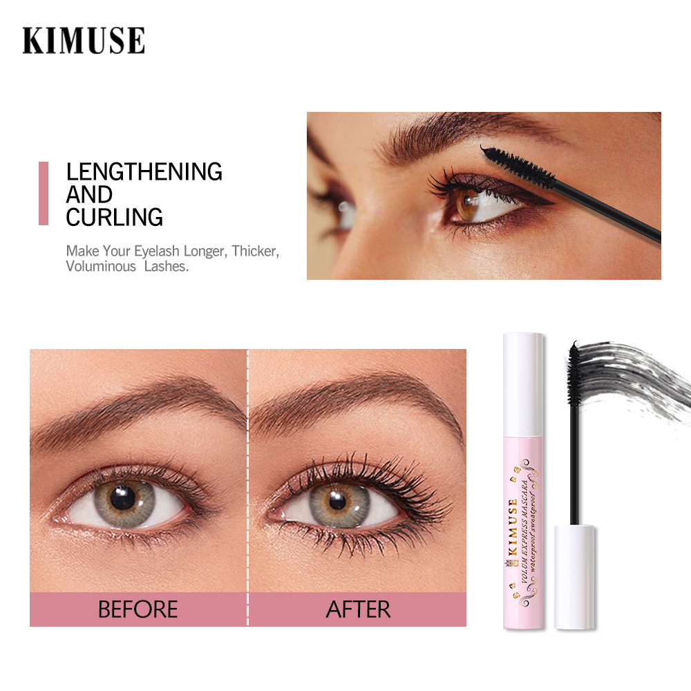 Mascara KIMUSE Volum Express, Không Thấm Nước Lâu Trôi