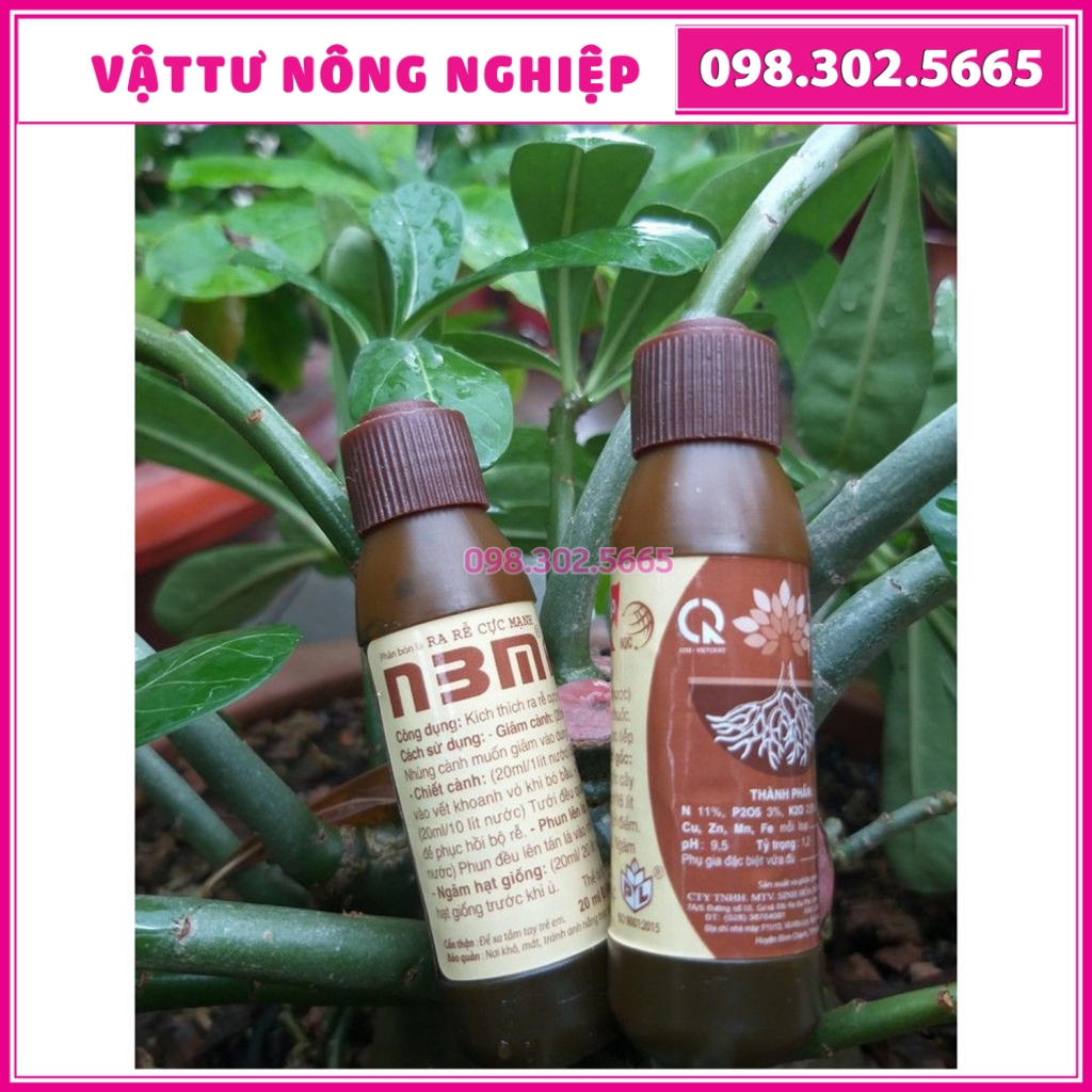 Ra rễ cực mạnh N3M dạng tuýp nước - lọ 20ml - siêu nhanh, siêu tiện lợi