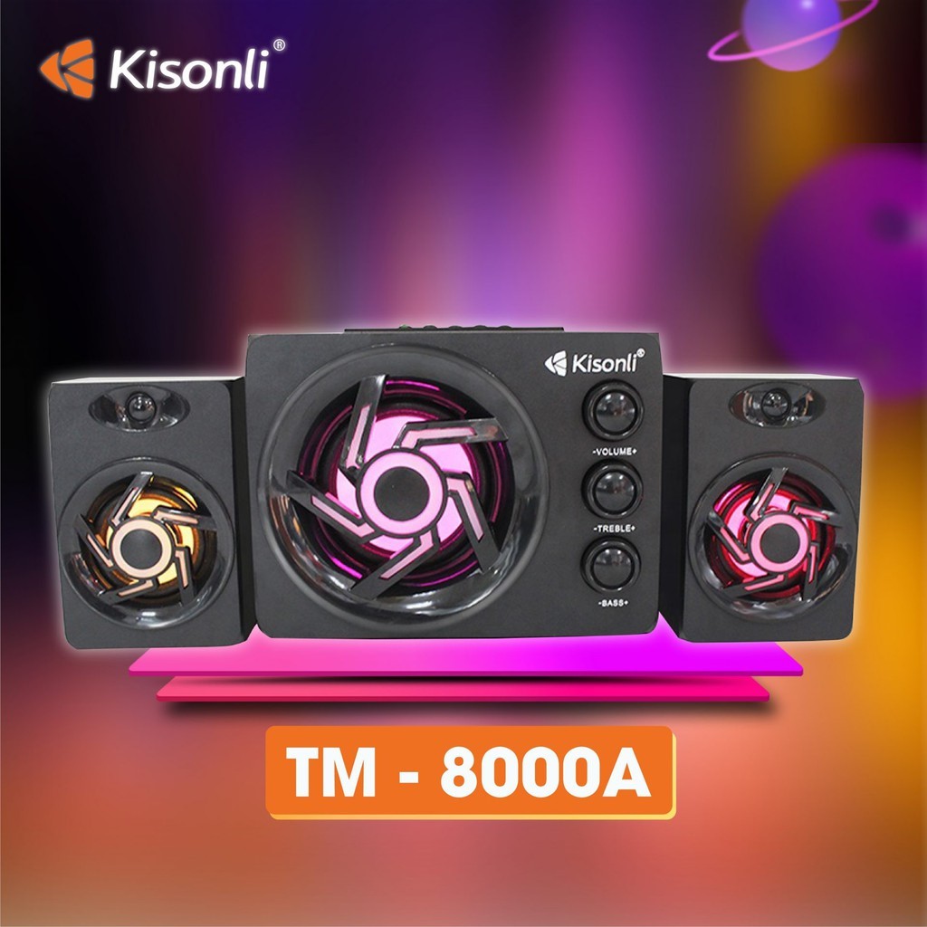[HCM]Loa 2.1 Kisonli TM-8000A Bluetooth/ AC 220V