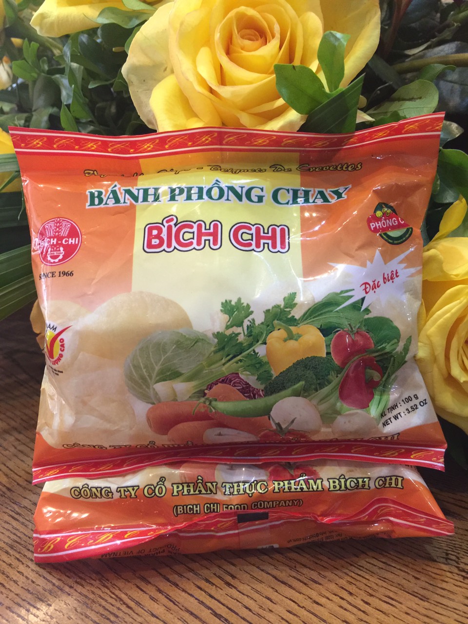BÁNH PHỒNG CHAY BÍCH CHI