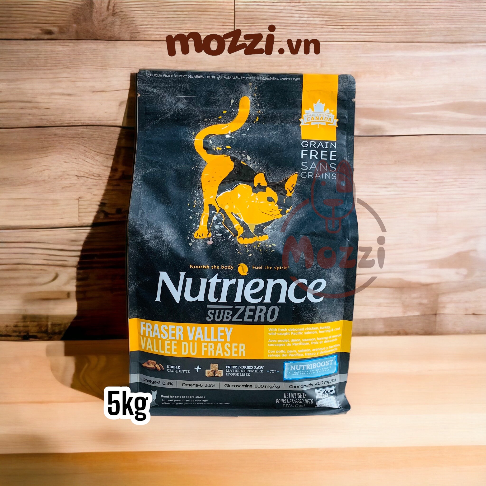 Thức ăn hạt Nutrience Subzero vị gà tây cá biển và rau củ cho chó mèo