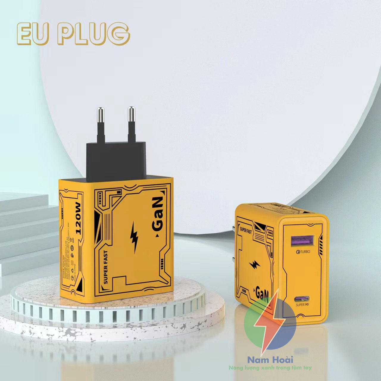 Cốc Sạc Nhanh SUPER FAST 120W GaN SUPER PD,TURBO