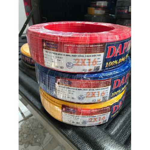 Dây điện Daphaco đôi mềm 2x16 tim đồng chính hãng