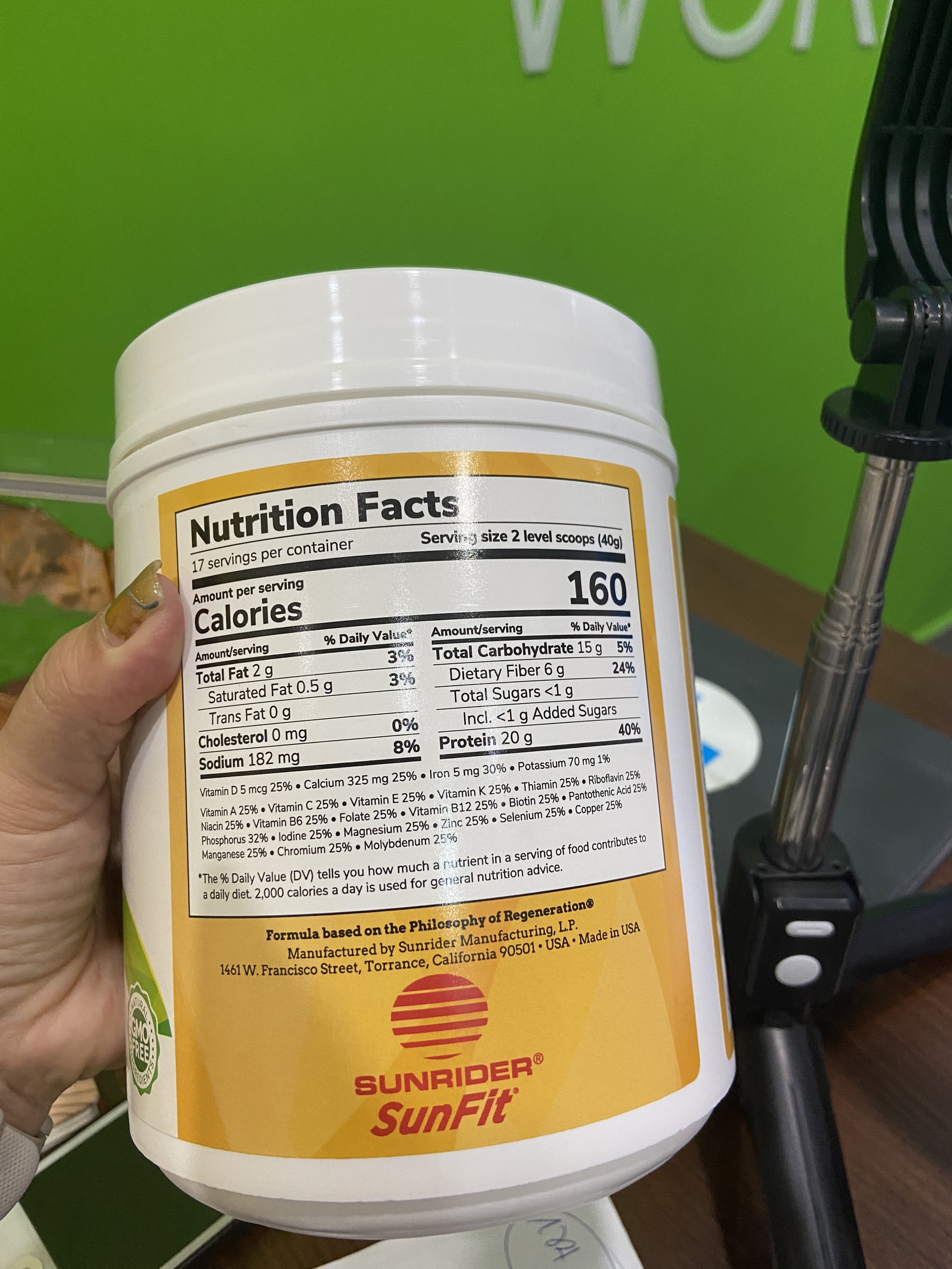 TPBS Thảo Mộc Cô Đặc Vị Vani_Sunfit Protein Plus