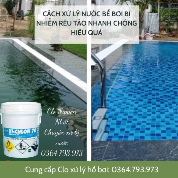 1 Kg Clo Nhật Chlorine Nippon Hi Chlon 70 ⚡ Clo Hồ Bơi