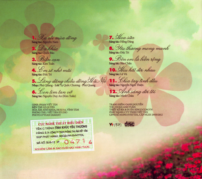 Bộ 4 đĩa CD Lệ Quyên 4