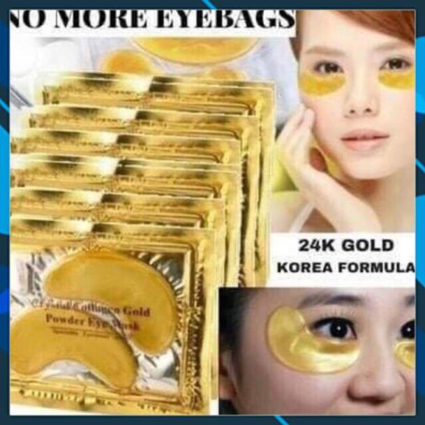Combo 10 Miếng MẶT NẠ MẮT COLLAGEN 24K Gold CRYSTAL