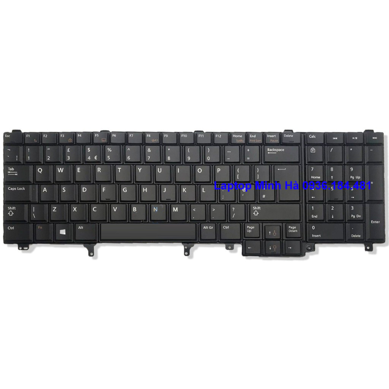 Bàn phím laptop Dell Precision M6800
