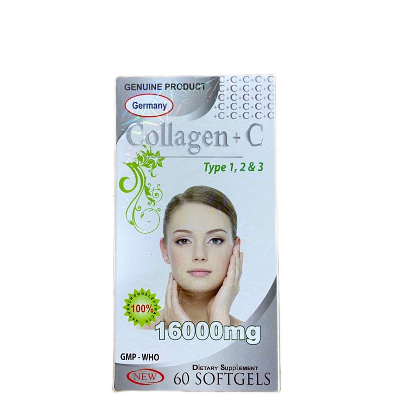 Viên uống đẹp da Collagen C Type 123 16000mg bổ sung collagen ...