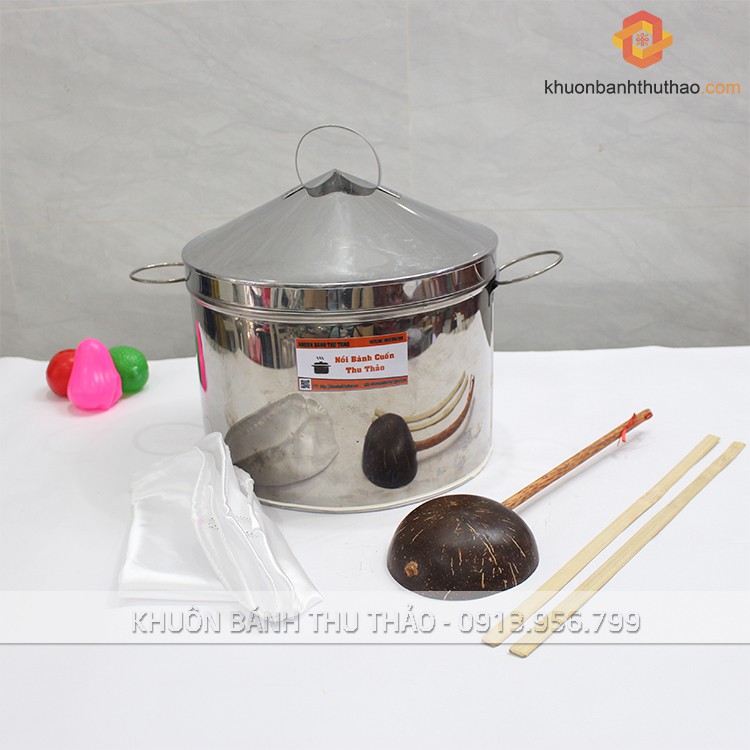 Nồi bánh cuốn truyền thống Bahato 30cm