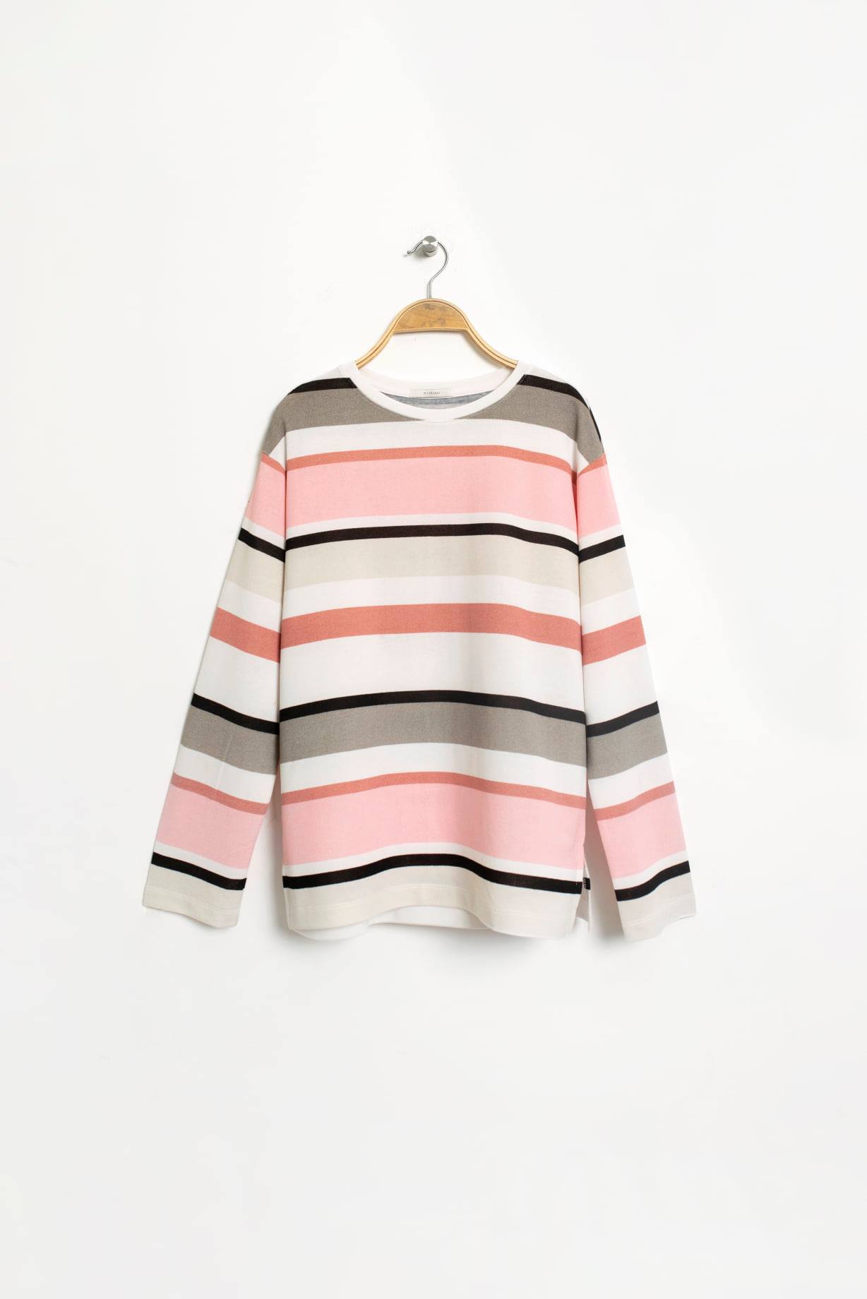 Áo Thun Sweater Kẻ Ngang [Madelen]