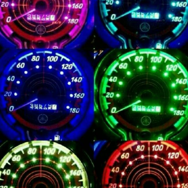 Led đá số đổi màu xe máy xe số siêu đẹp