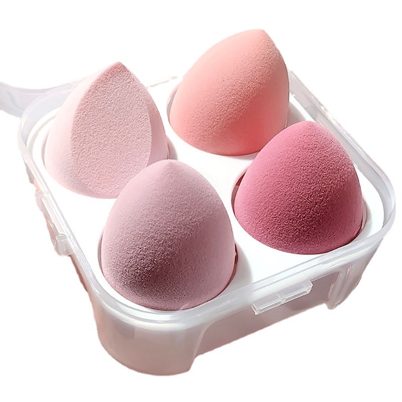 Hộp 4 bông mút tán kem nền