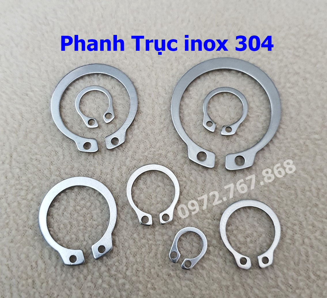 [10 cái] Phanh trục inox 304 (vui lòng đọc mô tả để chọn kích cỡ phanh phù hợp với trục)