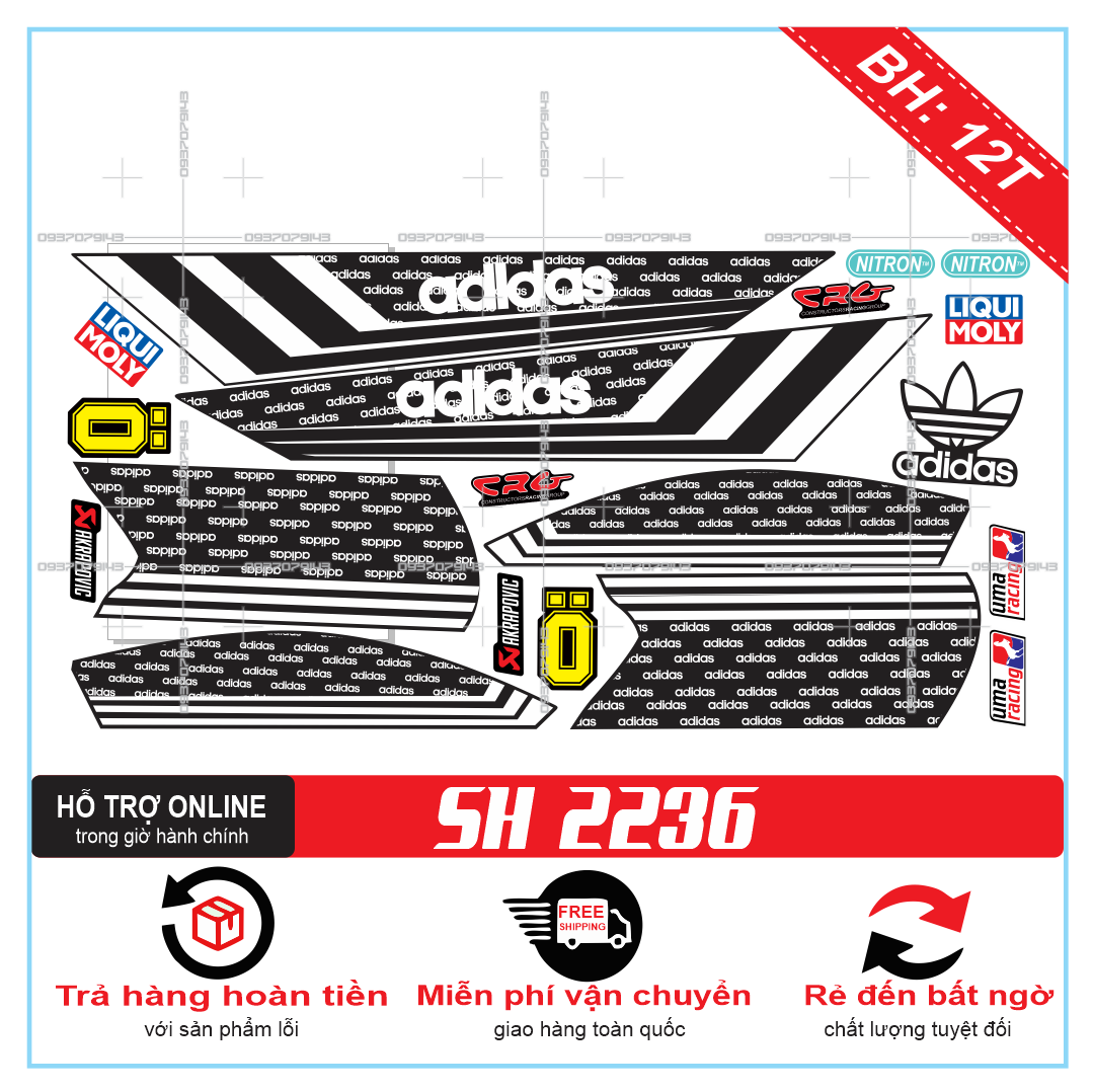 TEM RỜI SH 2019 ADIDASS