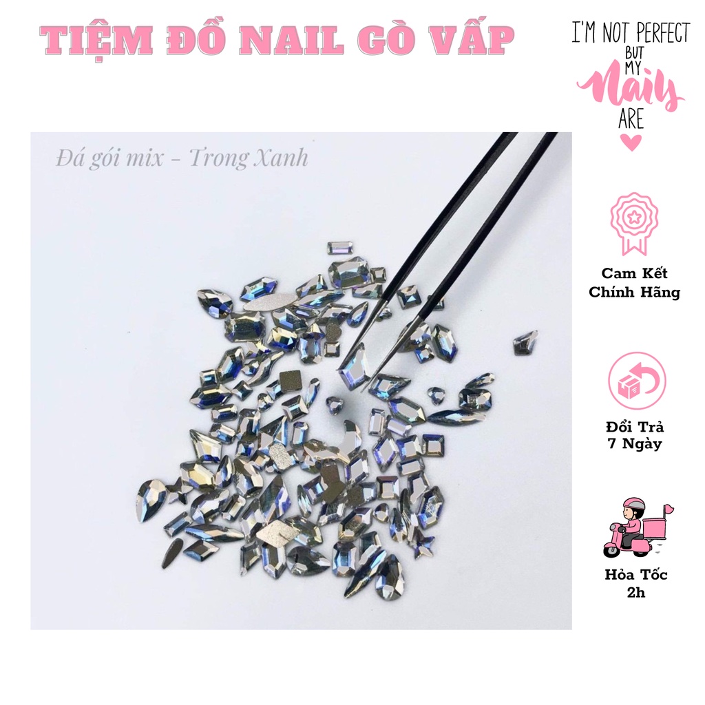 Đá Khối Nail Mix 100 Viên