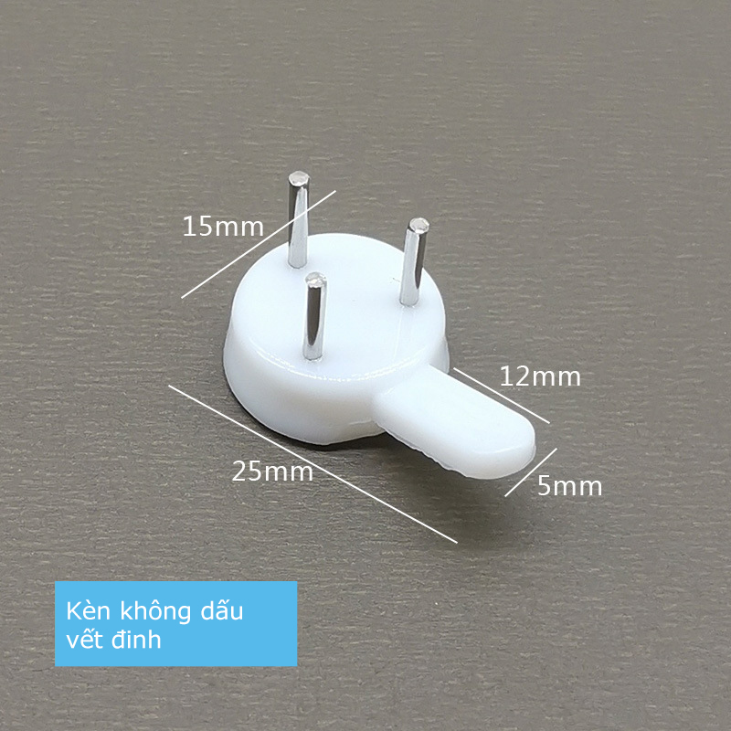 Đinh ba chân, đinh treo ảnh, đinh đóng tường không cần khoan tường nhiều cỡ( GIÁ BÁN 1 CÁI )