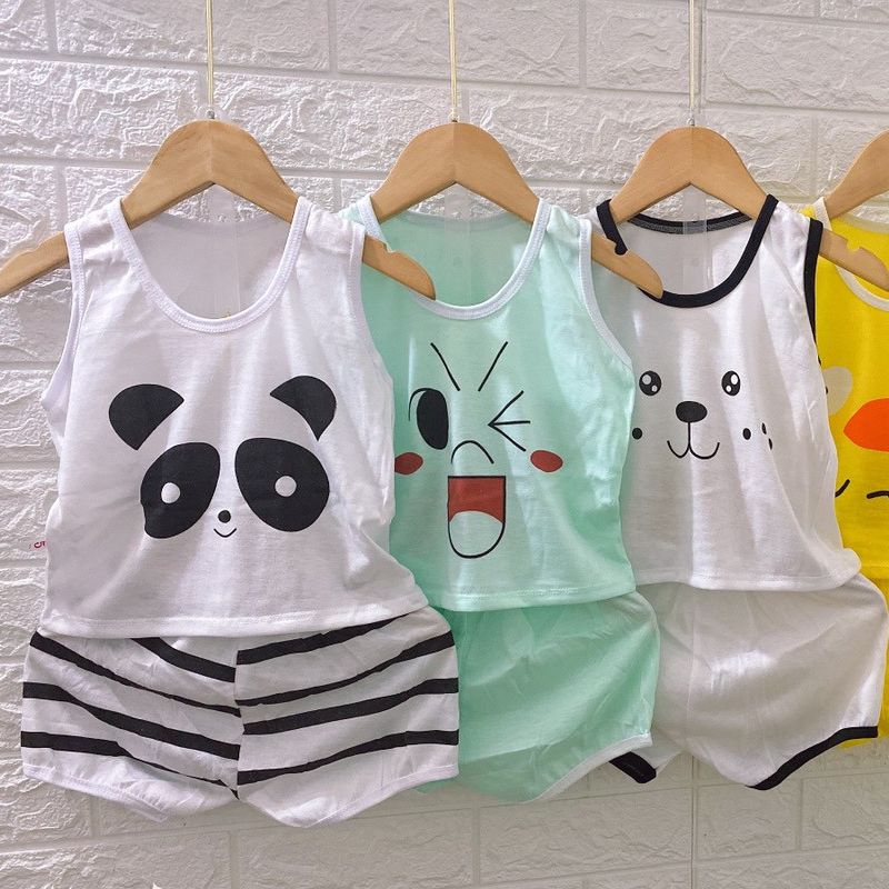 Combo 5 bộ quần áo bé trai 3-13kg