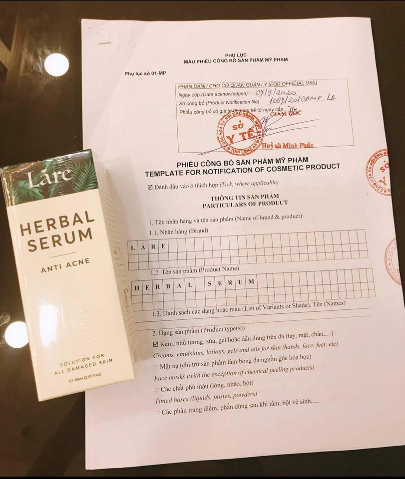Serum thảo mộc ngừa mụn Thanh Dược