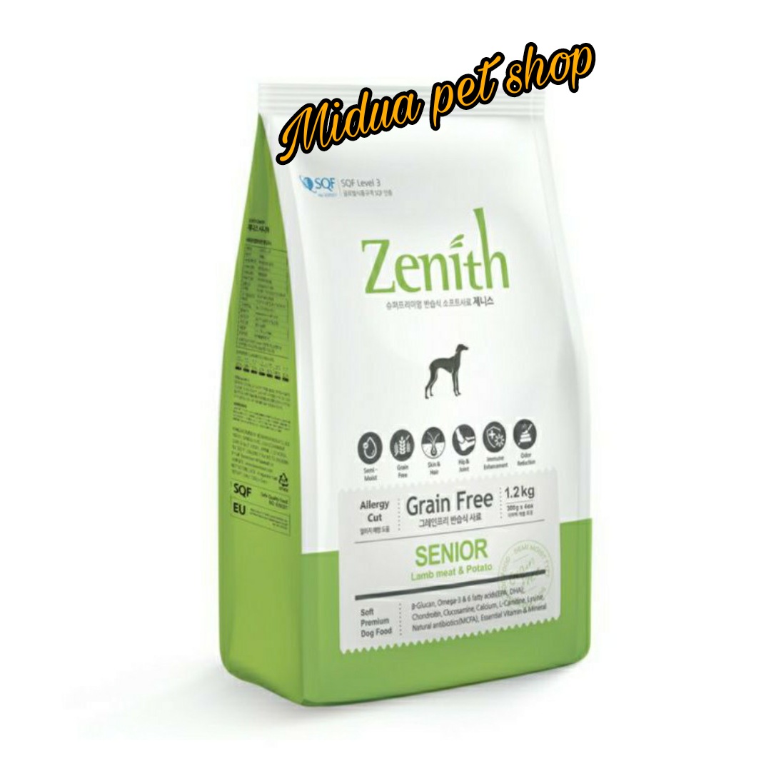 [Hoàn Tiền 10%] 1.2kg THỨC ĂN CHÓ GIÀ  HẠT MỀM  ZENITH SENIOR