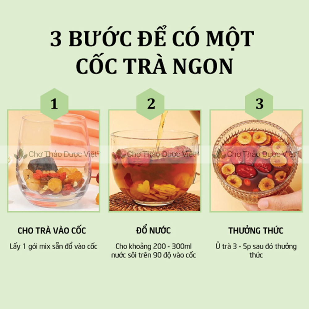 Set 5-10 gói trà mộc quế hoa (Trà hoa mộc, dưỡng nhan, thanh lọc cơ thể)