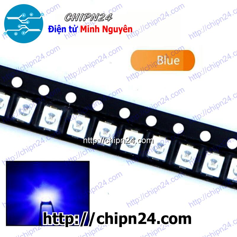 Led dán 3528 xanh dương