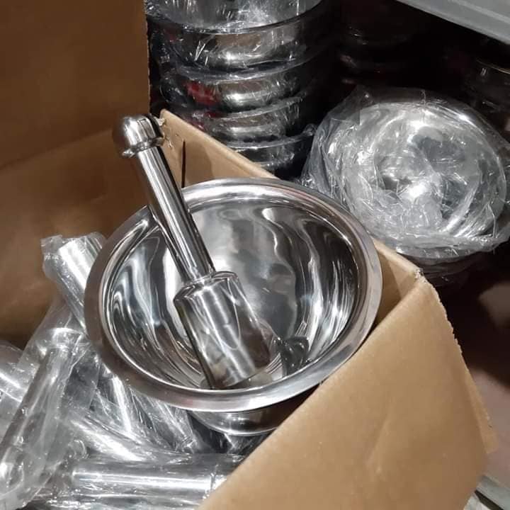 Bộ chày cối Inox - chày cối Inox