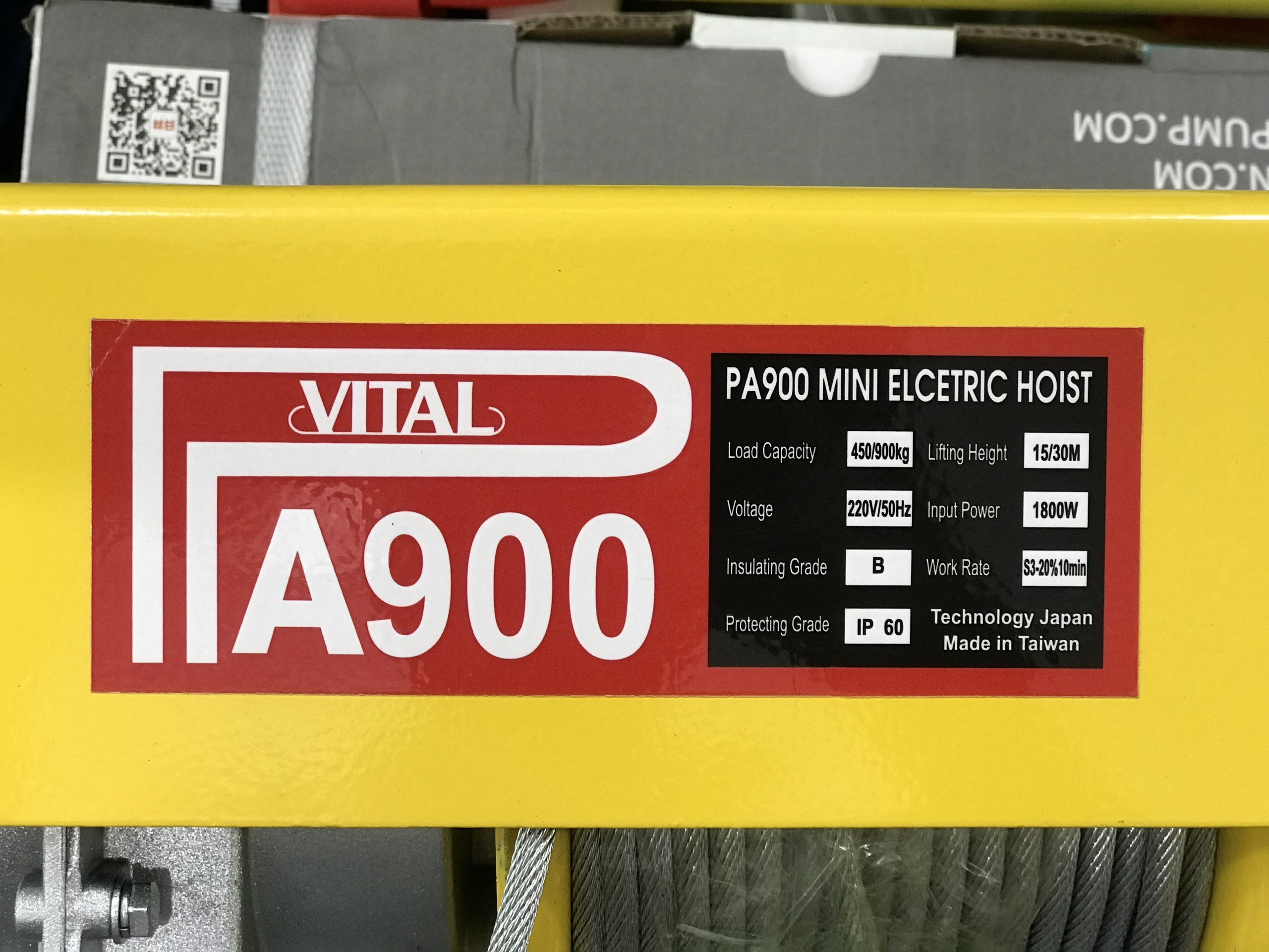 máy tời treo pa900