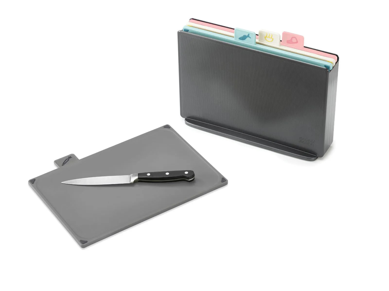 Bộ Thớt 5 Món Joseph Joseph 600650 - Index Chopping Board Regular (Graphite)