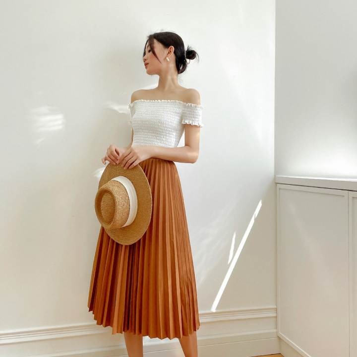 OLV – Chân váy Buff Pleated Skirt – OLV ,SKU : 1337020948_VNAMZ-5415389310 >>>🇻🇳 Top1Vietnam 🛒>>> lazada.vn 🇻🇳🇻🇳🇻🇳🛒🛍🛒