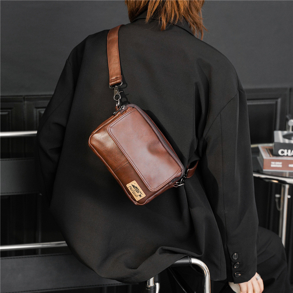 Túi Đeo Chéo Nam Unisex Kiểu Dáng Bassic