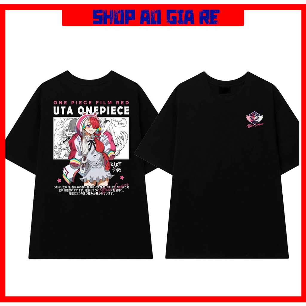 Áo thun one piece uta film red | anime one piece - áo phông unisex mẫu áo thun co giãn