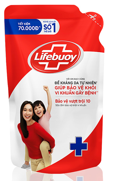 Sữa tắm Lifebuoy / Lifebouy túi 800g