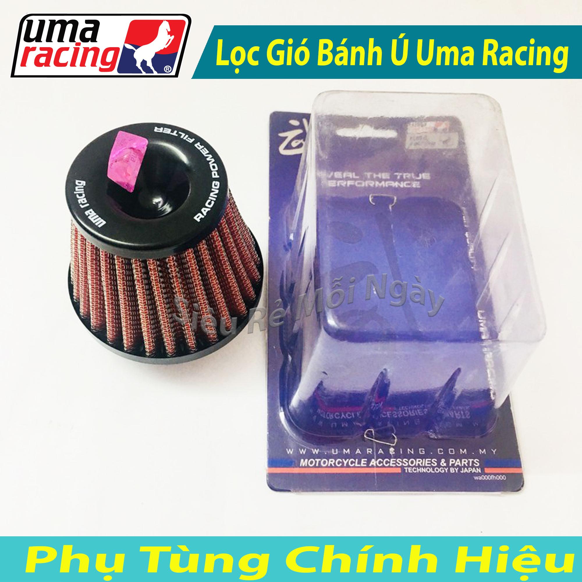 [HCM]Pô E Tăng Tốc Lọc Gió UMA Racing Real Cho Xe Máy
