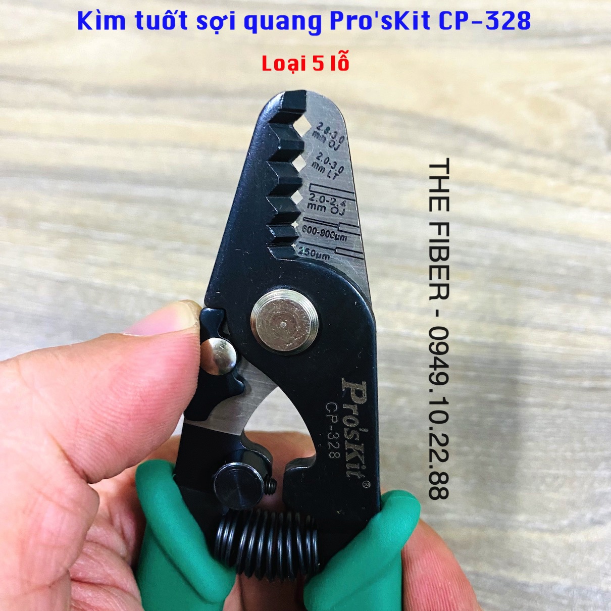 Kìm tuốt sợi quang pro'skit cp-328