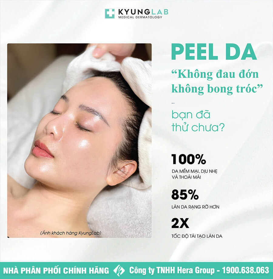 Peel Da Sinh Học Kyung lab P Peel và Nước Trung Hoà Neutralizer