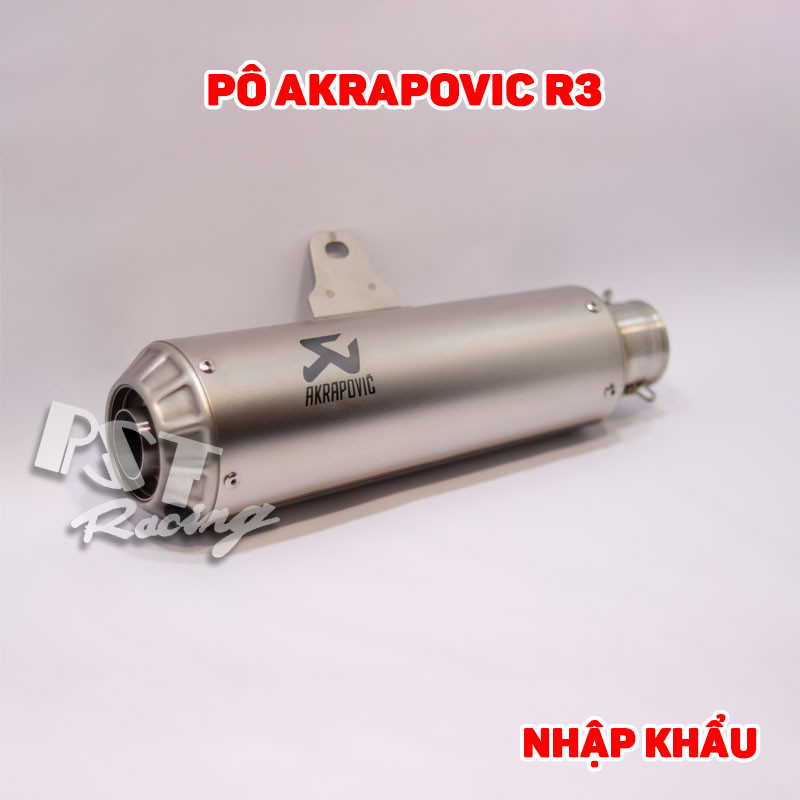 Pô Akrapovic R3 cao cấp nhập khẩu Thái Lan.